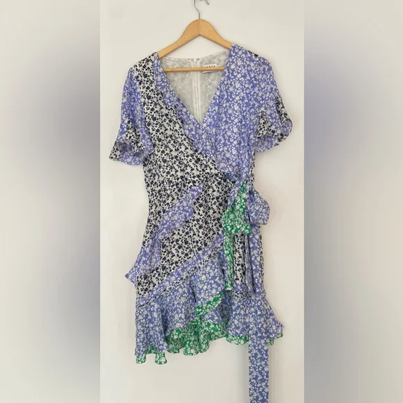 Tanya Taylor Silk Wrap Mini Dress
Size 12 - Picture 4 of 9